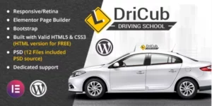 DriCub Driving School WordPress Theme 2.9破解版主题