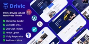 Drivic Online Driving School WordPress Theme 1.0破解版主题