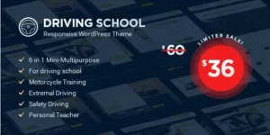 Driving School WordPress Theme 1.4.1破解版主题