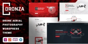 Dronza – Drone Aerial Photography WordPress Theme 1.4破解版主题