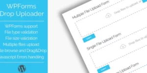 Drop Uploader for WPForms DragDrop File Uploader Addon 1.0.2破解版插件