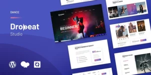 Dropbeat Creative Dance Studio WordPress Theme 1.0破解版主题