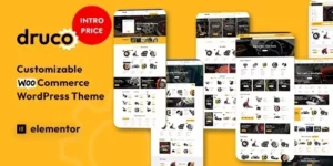 Druco Elementor WooCommerce WordPress Theme 1.1.6破解版主题