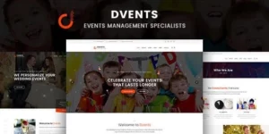 Dvents Events Management Companies and Agencies WordPress Theme 1.2.6破解版主题