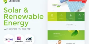 EMpower Solar Renewable Energy WordPress Theme 1.0.1破解版主题