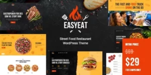 EasyEat Street Food Restaurant WordPress Theme 1.3破解版主题