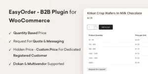 EasyOrder B2B Plugin for WooCommerce 1.0.2破解版插件