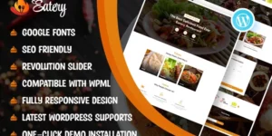 Eatery Restaurant WordPress Theme 1.0.0破解版主题