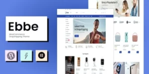 Ebbe  – WooCommerce Dropshipping Theme 1.2破解版主题