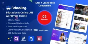 Echooling Education WordPress Theme 1.1.4破解版主题