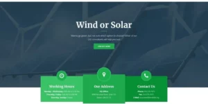 EcoPower Alternative Power Solar Energy WordPress Theme 1.0.0破解版主题