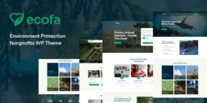 Ecofa Environment Protection Nonprofits WordPress Theme 1.0.2破解版主题