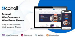 Ecomall Elementor Electronics WooCommerce Theme 1.0.1破解版主题