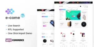 Ecome Electronics Store WooCommerce Theme 1.5.3破解版主题