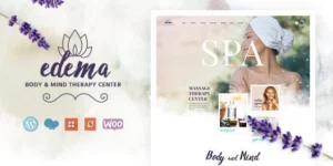 Edema | Wellness Spa WordPress Theme 1.0.4破解版主题