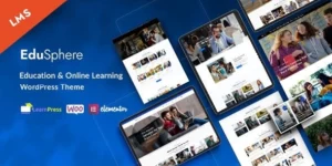 EduSphere Education Online Learning WordPress Theme 1.5.0破解版主题