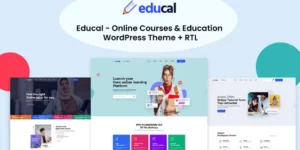 Educal Online Courses Education WordPress Theme + RTL 1.2.7破解版主题