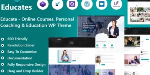 Educatehub Online Courses Education WordPress Theme 1.0.0破解版主题