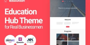 Education Education Hub Theme for Real Businessmen WordPress Theme 1.0.1破解版主题