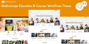 Educatito | Multiconcept Education Courses WordPress Theme 2.0破解版主题