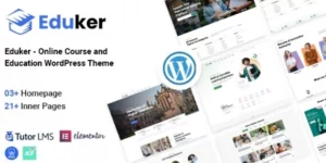 Eduker 1.0.0 – Education WordPress Theme 1.0.8破解版主题