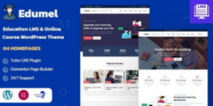 Edumel- Education LMS WordPress Theme 1.0破解版主题