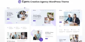 Egens Creative Agency WordPress Theme 1.0破解版主题