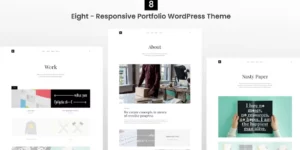 Eight Responsive Portfolio WordPress Theme 1.0破解版主题
