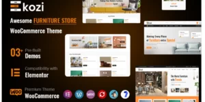 Ekozi Furniture Elementor WooCommerce Theme 1.1破解版主题
