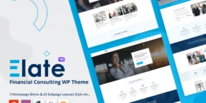 Elate | Financial Consulting WordPress Theme 1.4.3破解版主题