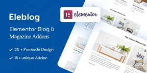 Eleblog Elementor Magazine and Blog Addons 2.0.1破解版插件