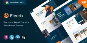 Elecrix – Electrical Repair Services WordPress Theme 1.0.1破解版主题
