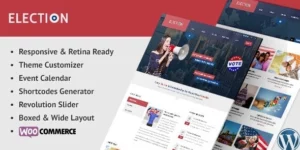 Election Political WordPress Theme 1.20破解版主题