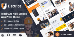 Electrico Repair and Multi Services WordPress Theme 1.1破解版主题