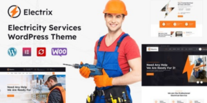Electrik Electricity Services WordPress Theme 1.1破解版主题