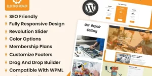 Electro Repair Electronics And Computer Repair Service WordPress Theme 1.0.0破解版主题