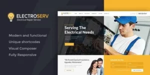 ElectroServ | Electrical Repair Service WordPress Theme 1.3.2破解版主题