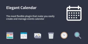 Elegant Calendar WordPress Events Calendar Plugin 1.1.0 1.1.0破解版插件