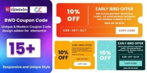 Elementor Coupon Code WordPress Plugin 1.0破解版插件