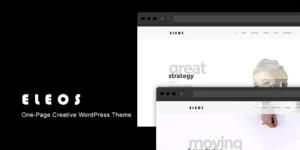 Eleos One-Page Creative WordPress Theme 1.3.3破解版主题