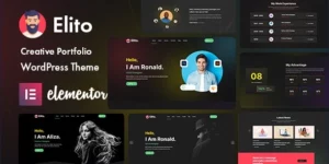 Elito Creative Portfolio WordPress Theme 1.0.2破解版主题
