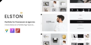 Elston Portfolio for Freelancers Agencies 1.8.1破解版主题