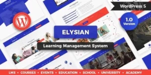 Elysian WordPress School Theme + LMS 1.2.1破解版主题