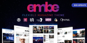 EmBe Flexible Magazine WordPress Theme 2.2.0破解版主题