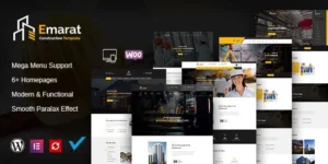 Emarat Construction WordPress Theme 1.6.7破解版主题