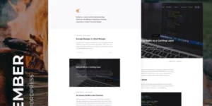 Ember Minimal WordPress Blog Theme 3.4.0破解版主题