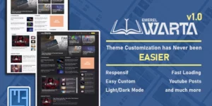 Emerel Warta Responsive Blog / Magazine / News WordPress Theme WordPress Theme 1.0破解版主题