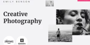 Emily Benson Free Photography One Page WordPress Theme 1.0.1破解版主题