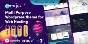 Emyui Multipurpose Web Hosting WordPress Theme 2.5破解版主题