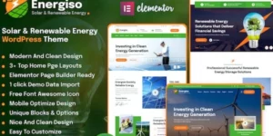 Energiso  – Solar Energy WordPress Theme 1.3.1破解版主题